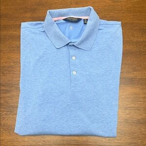 Ralph Lauren Golf Wicking Sky Blue Polo Shirt- XL
